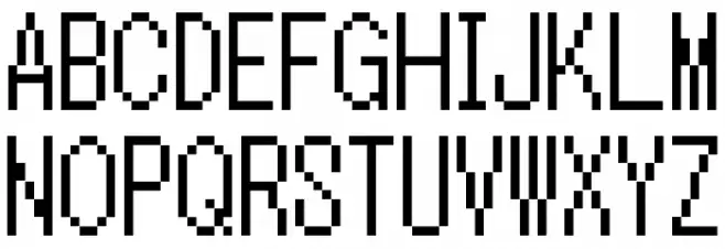 TLOZ Minish Cap/A Link to the Past/Four Sword Regular 字体 大写