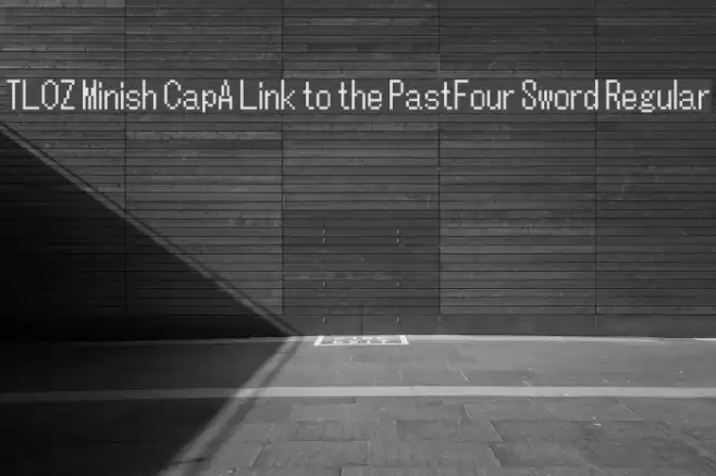 TLOZ Minish Cap/A Link to the Past/Four Sword Regular Font examples