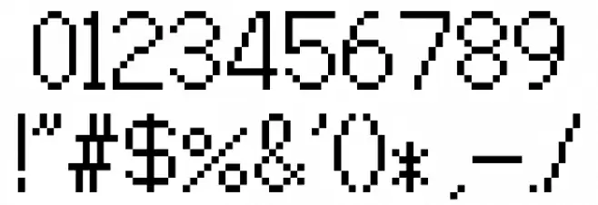TLOZ Phantom Hourglass Regular Font OTHER CHARS