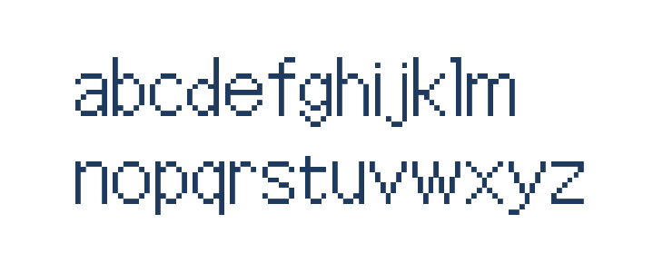TLOZ Phantom Hourglass Regular Lowercase