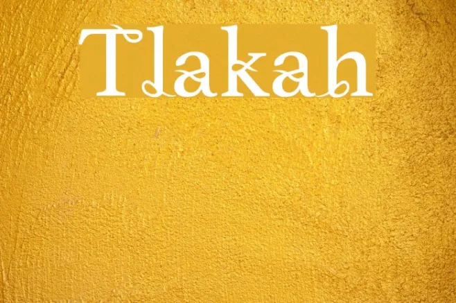 Tlakah Example 2