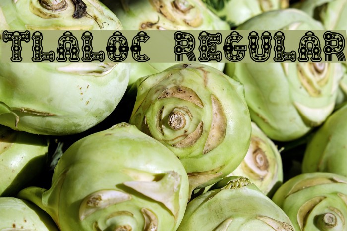 Tlaloc Regular Font examples