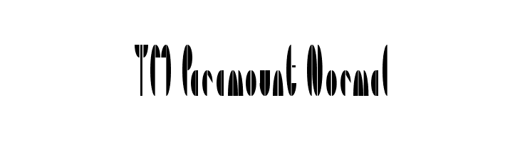 TM Paramount Normal  नि: शुल्क फ़ॉन्ट्स डाउनलोड