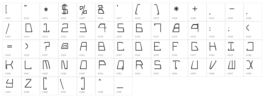 TM Tail Lights Normal Character Map