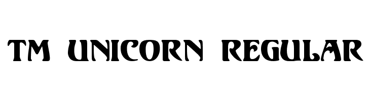 TM Unicorn Regular  Fuentes Gratis Descargar