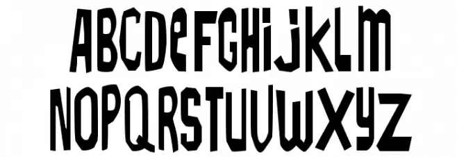 TMBFont Schriftart Groß