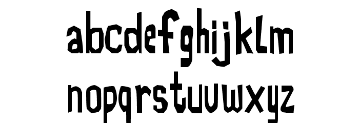 TMBFont Fonte MINÚSCULAS