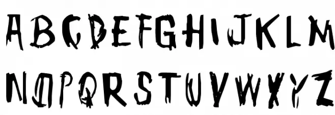 TMBG John Henry Font Litere mari