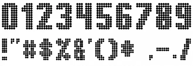 TMBG Severe Tire Damage Шрифта ДРУГИЕ символов