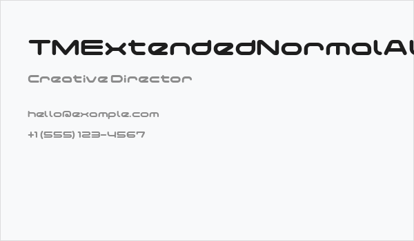 TMExtendedNormalAl Business Card