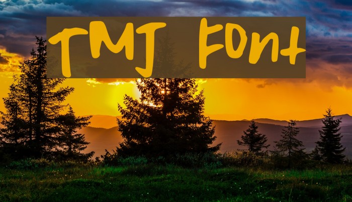TMJ Font examples