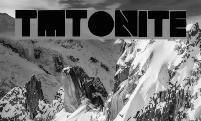 TMTonite Font examples