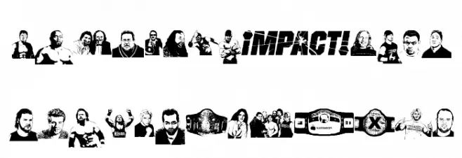 TNA Bound for Glory फ़ॉन्ट लोअरकेस