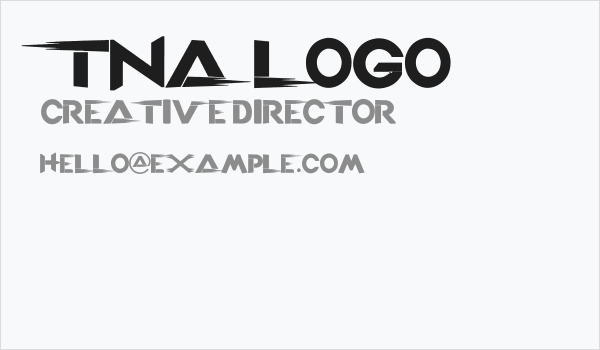 TNA LOGO Business Card