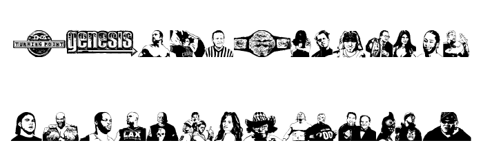 TNA Lockdown Font LOWERCASE