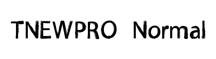 TNEWPRO Normal Шрифта