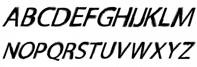 TNEWPRO NormalItalic Schriftart Groß