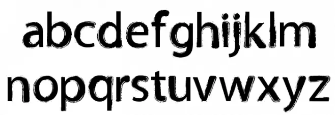 TNEWPRO Normal Font LOWERCASE