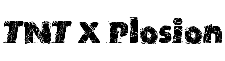 TNT X Plosion  font caratteri gratis
