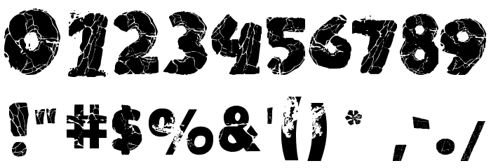 TNT X Plosion Font OTHER CHARS