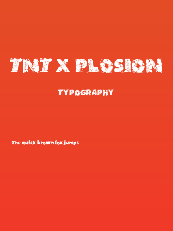 TNT X Plosion Poster