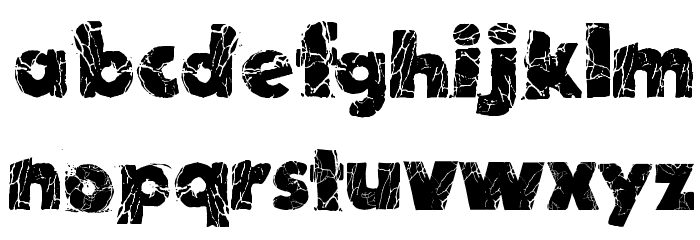 TNT X Plosion Font LOWERCASE