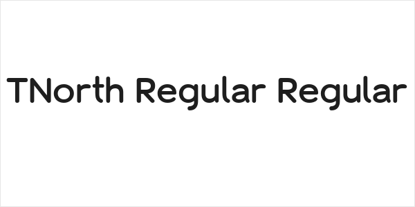 TNorth Regular Regular Logo