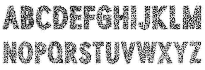 TOCANDIRA PERSONAL USE Bold Font LOWERCASE
