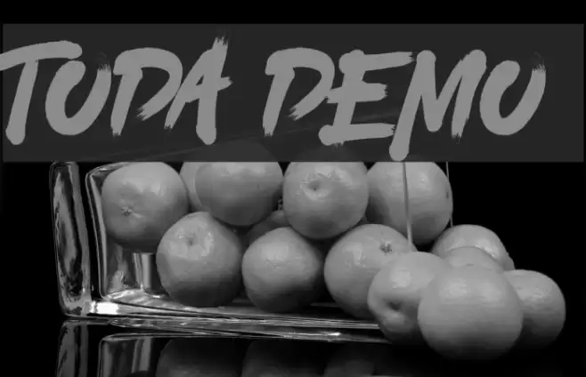 TODA DEMO Font examples