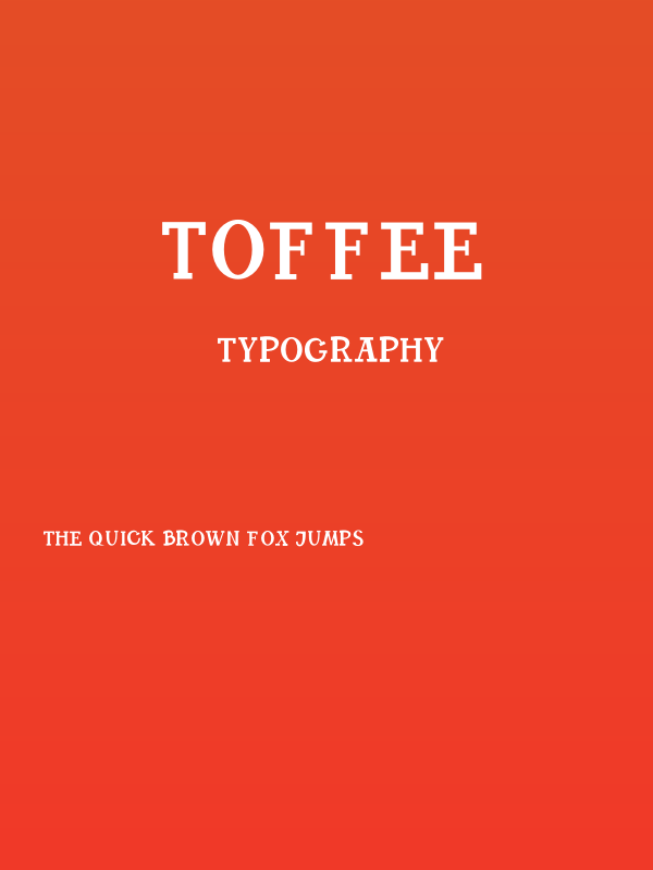 TOFFEE Poster