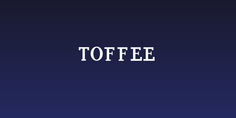TOFFEE Social Header