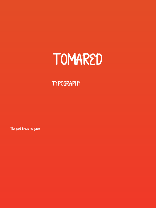 TOMARED Poster