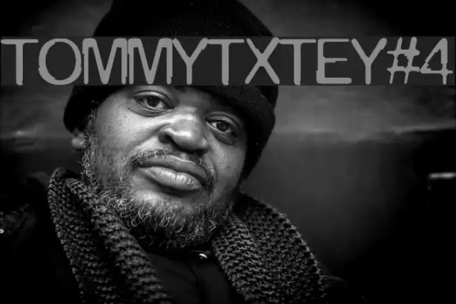 TOMMYTXTEY#4 Font examples