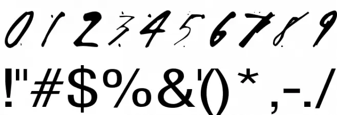 TOMTHUMB Font OTHER CHARS