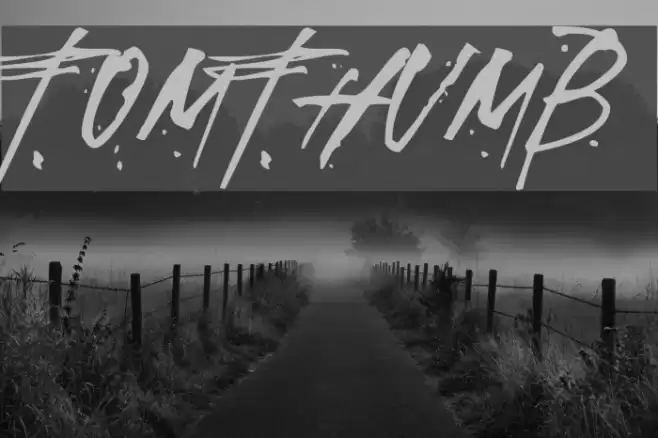 TOMTHUMB Font examples