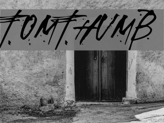 TOMTHUMB Font examples