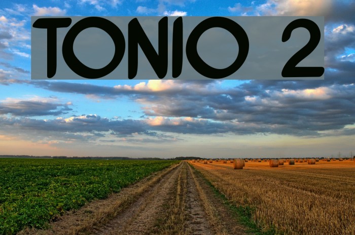TONIO 2 Font examples