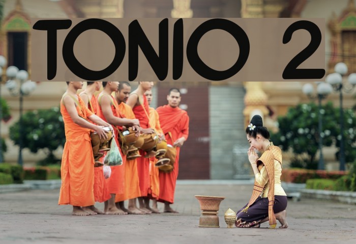 TONIO 2 Font examples