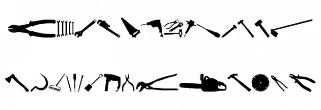 TOOLZ TFB Font LOWERCASE