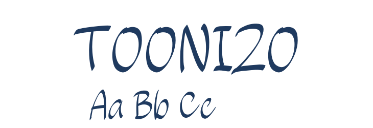 TOONIZO Font Preview