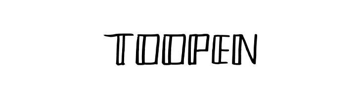 TOOPEN  नि: शुल्क फ़ॉन्ट्स डाउनलोड