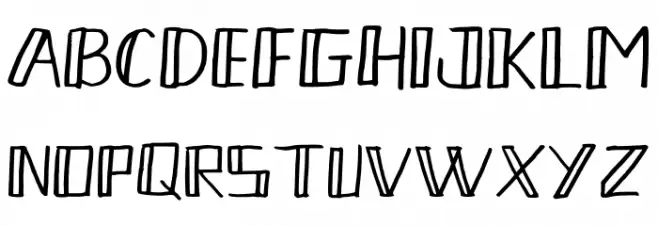 TOOPEN Schriftart Groß