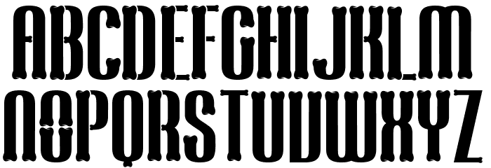 TOOTH Font LOWERCASE