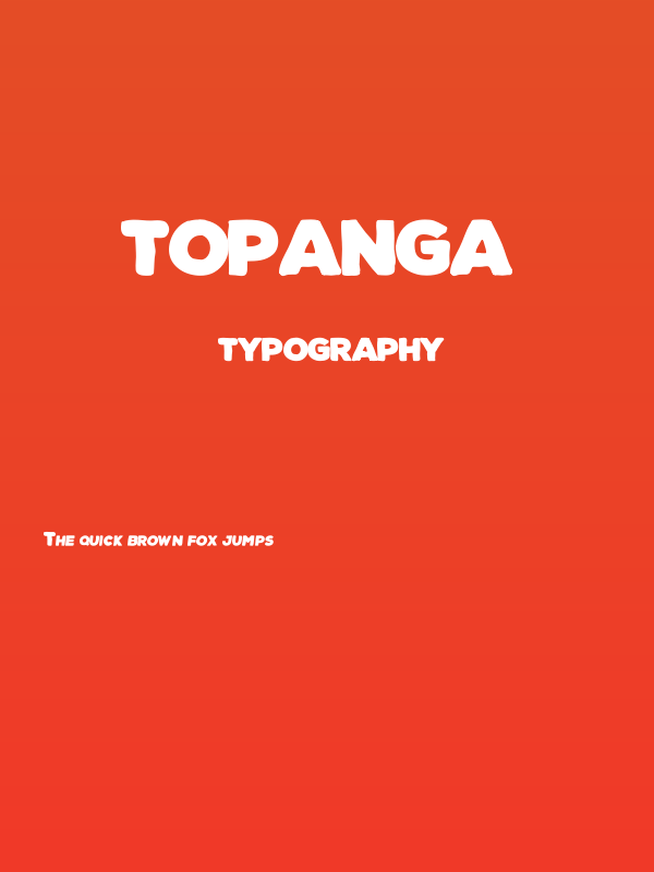 TOPANGA  Poster