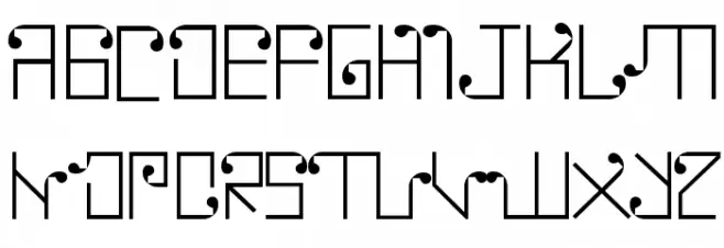 TORN Schriftart Groß