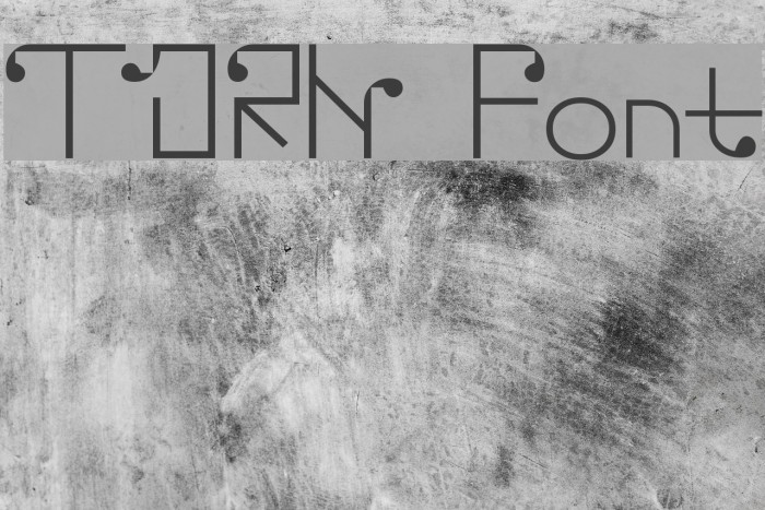 TORN Font examples
