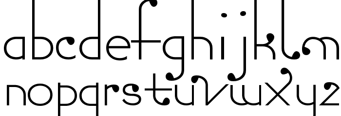TORN Font LOWERCASE