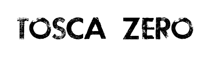 TOSCA ZERO Font