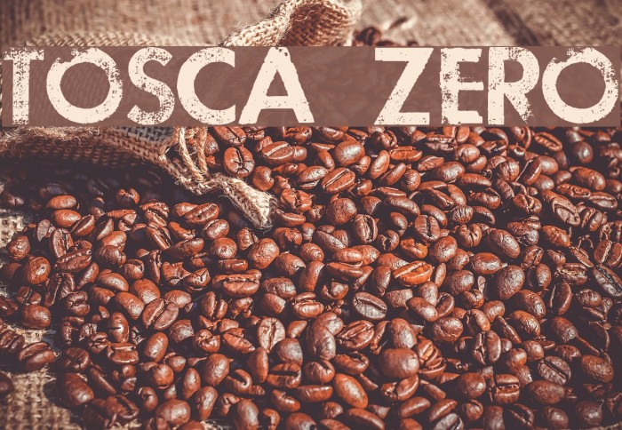 TOSCA ZERO Font examples