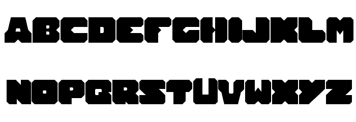 TOTAL HAMMER Font LOWERCASE